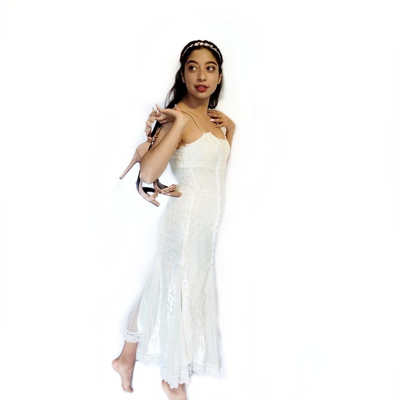 Vintage 1980's New Leaf by Samir Dress size 7/8 - Picture 3 of 5